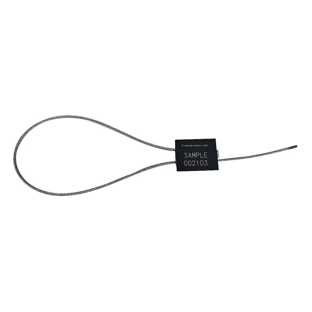 TYDENBROOKS V46010121-08-GRAI FS 15 Cable Seals,Black,PK200 407J91