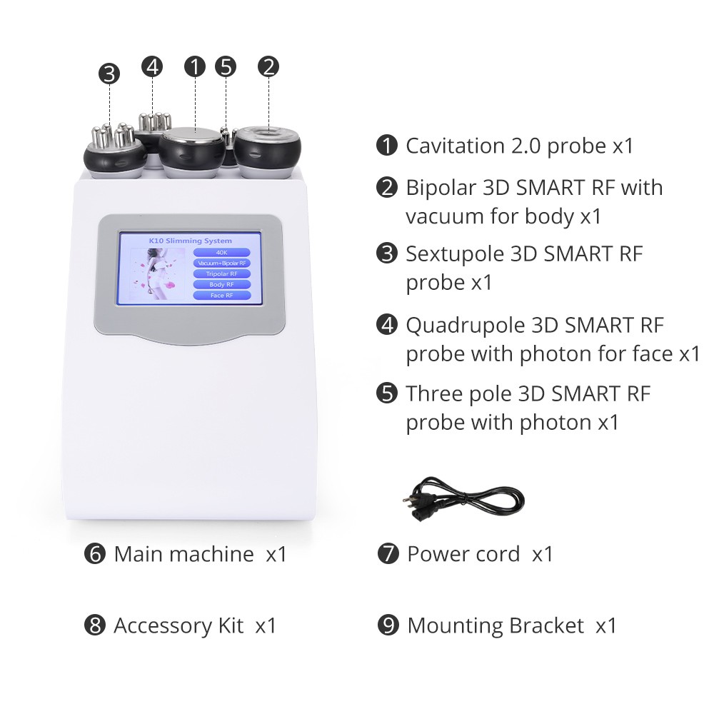 5 Function Handles Beauty Machine for Skin Refinin Improve Waistline Silhouette