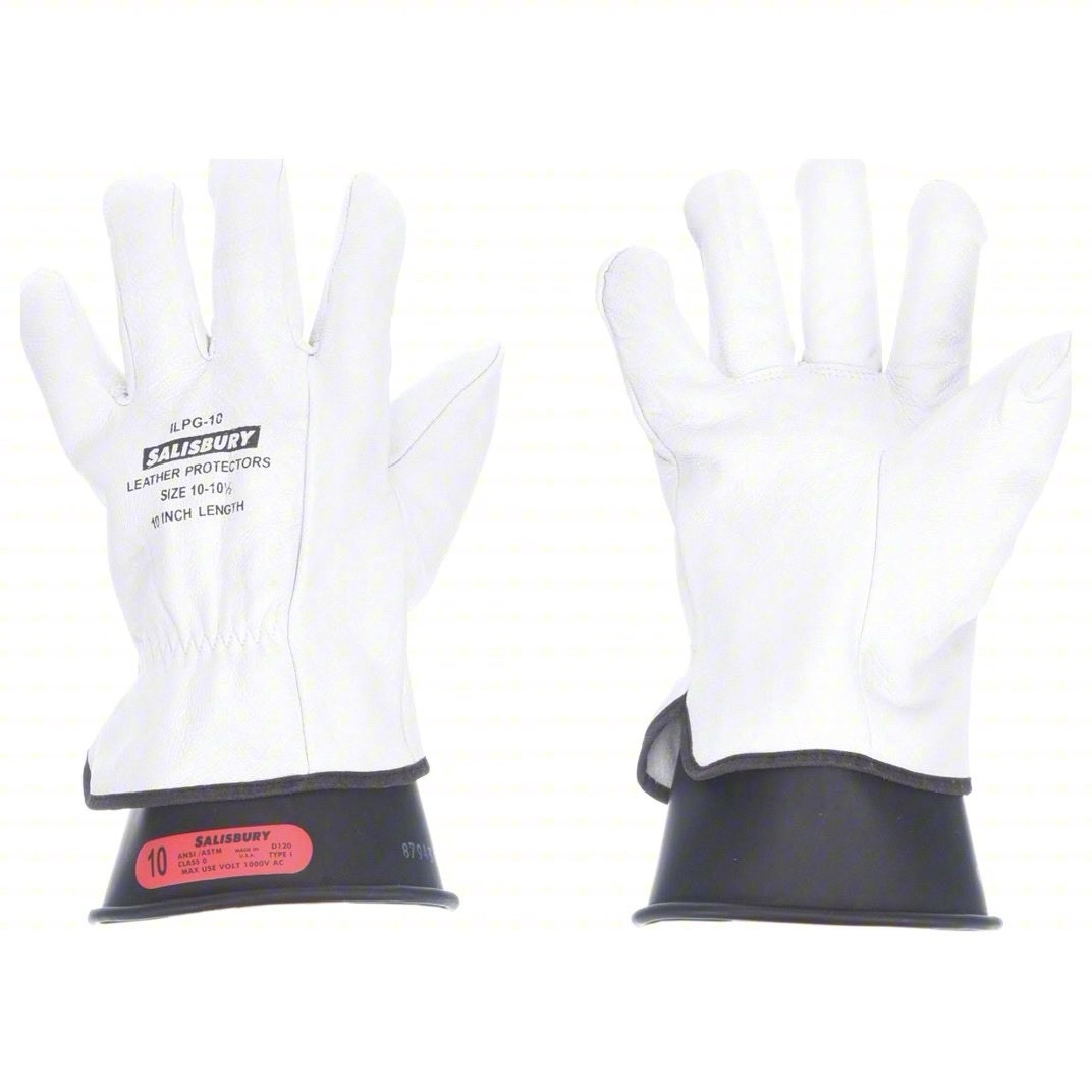 SALISBURY GK011B/10H Electrical Glove Kit: 1000V AC / 1500V DC, 10H size, 11″ L