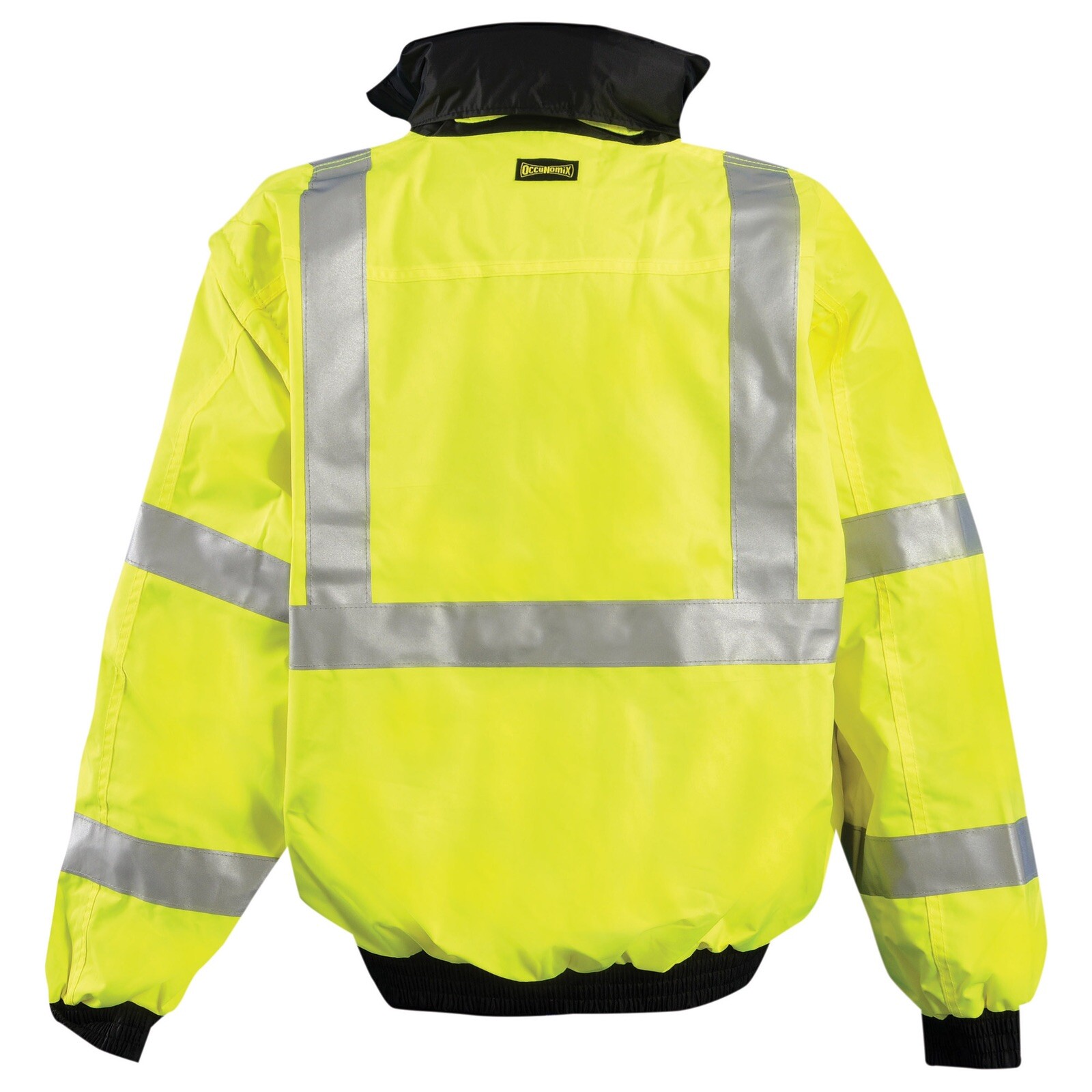 OccuNomix LUX-TJBJ Type R Class 3 Premium 4-In-1 Bomber Safety Jacket Small