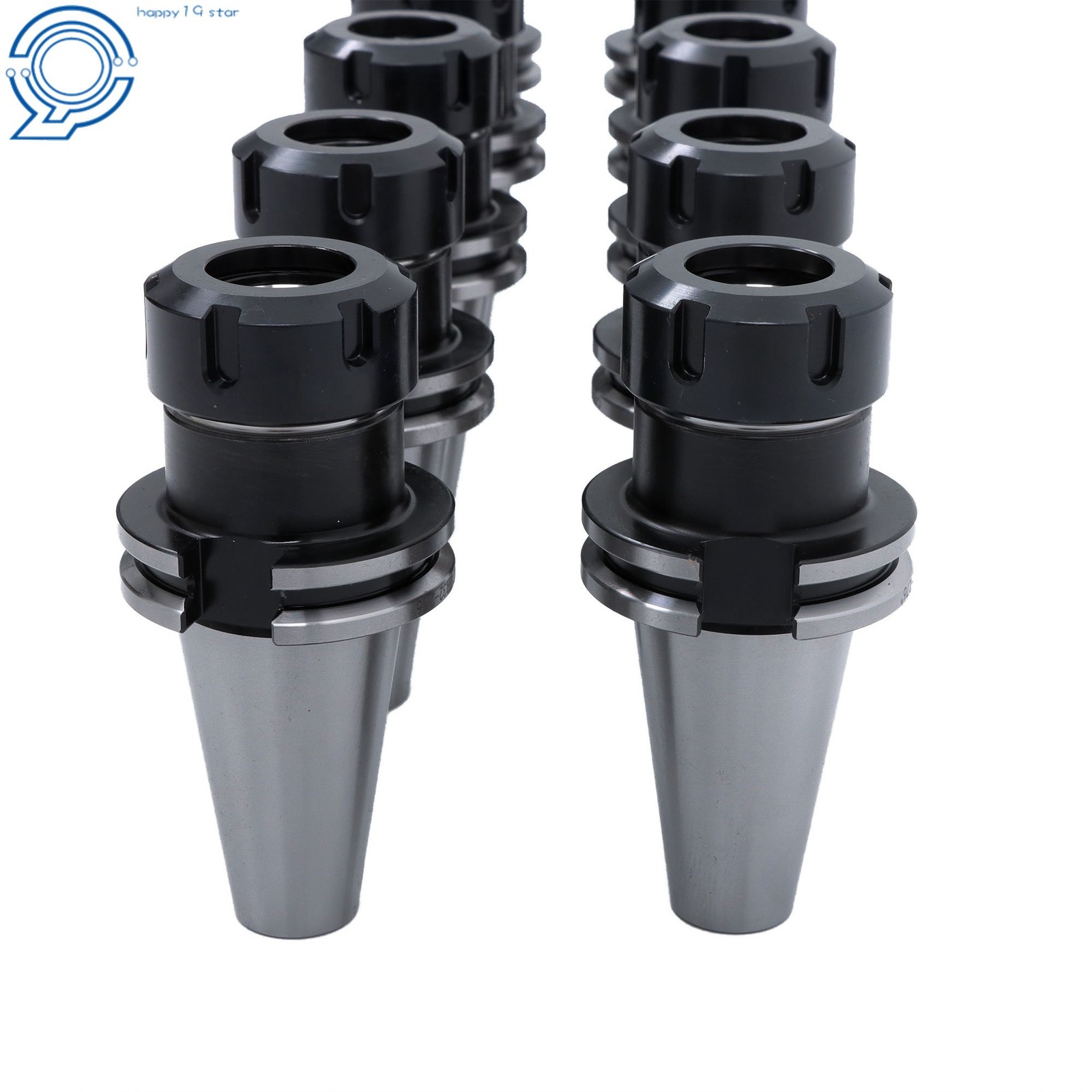 10pcs CAT40 ER32 70mm Collet Chuck 2.76″ CNC Mill Tool Holder Set