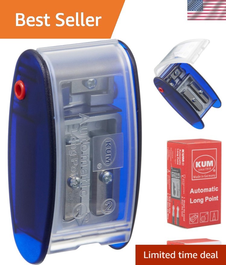 High-Performance Long Point Sharpener – Hand-Powered with 2mm & 3.2mm Pointers