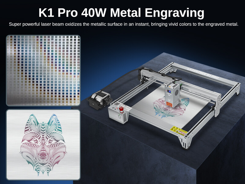 40W Laser Engraver, Laser Cutter and Engraver Machine for DIY Laser Engraving