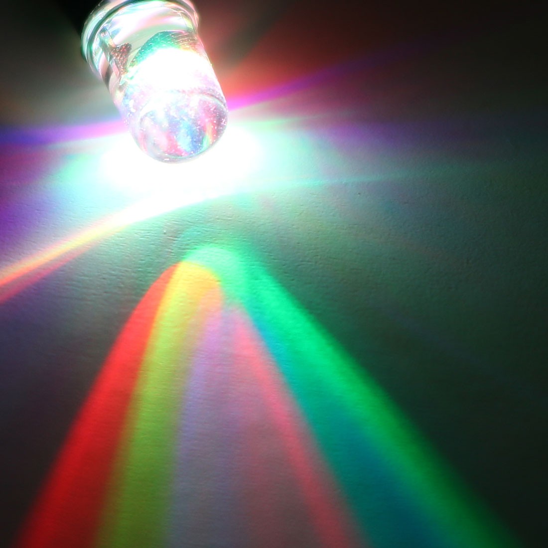 30Pack 5mm led Pre Wired light RGB Slow Flash Flashing 20mA 9-12V 20cm