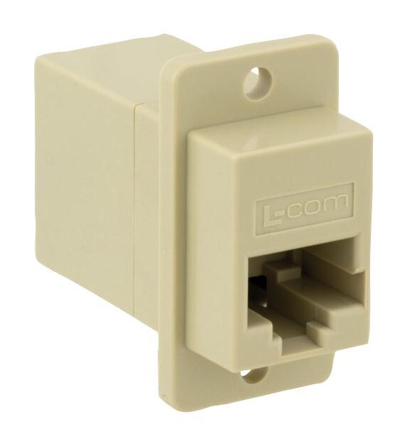 ( 1 pc) Modular Coupler Connector Jack, ECF504-8SK, L-Com, 8X8K STRAIGHT