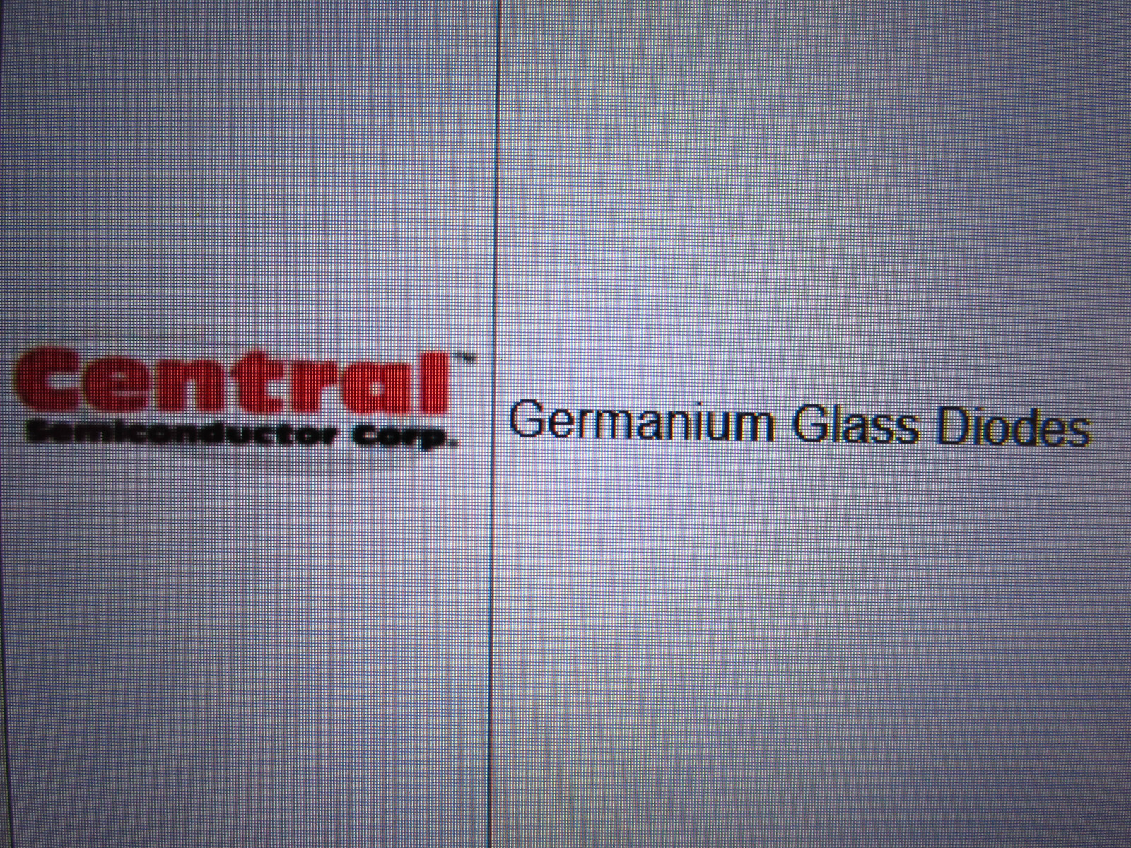 1N60P, 1N60 Central Semi Gold Bonded Germanium Glass Diodes Vintage 6pcs NOS USA