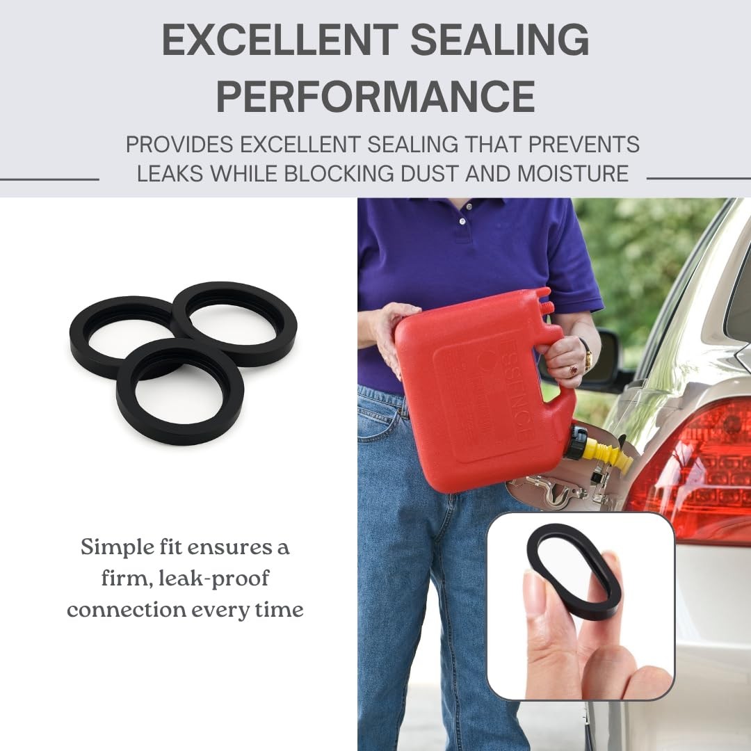 8 New Rubber Gaskets Gas Can Spout Gott Rubbermaid Blitz Wedco Scepter Eagle