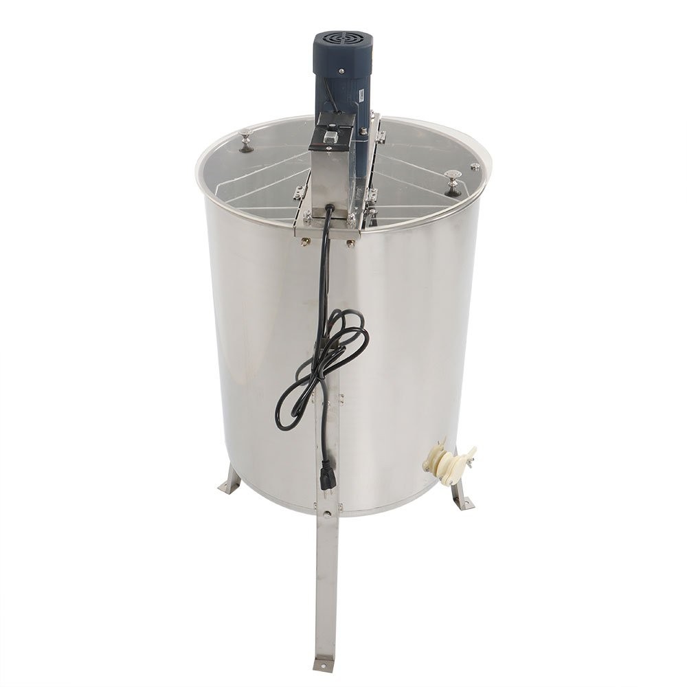 4/8 Frames Electric Honey Extractor Stainless Steel Power Beekeeping Extractor
