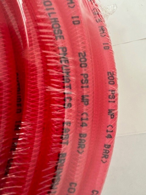 PFE61004TR 3/8″ X 100′ AIR HOSE FLEXEEL W/1/4″ MPT FITTINGS COILHOSE PNEUMATICS