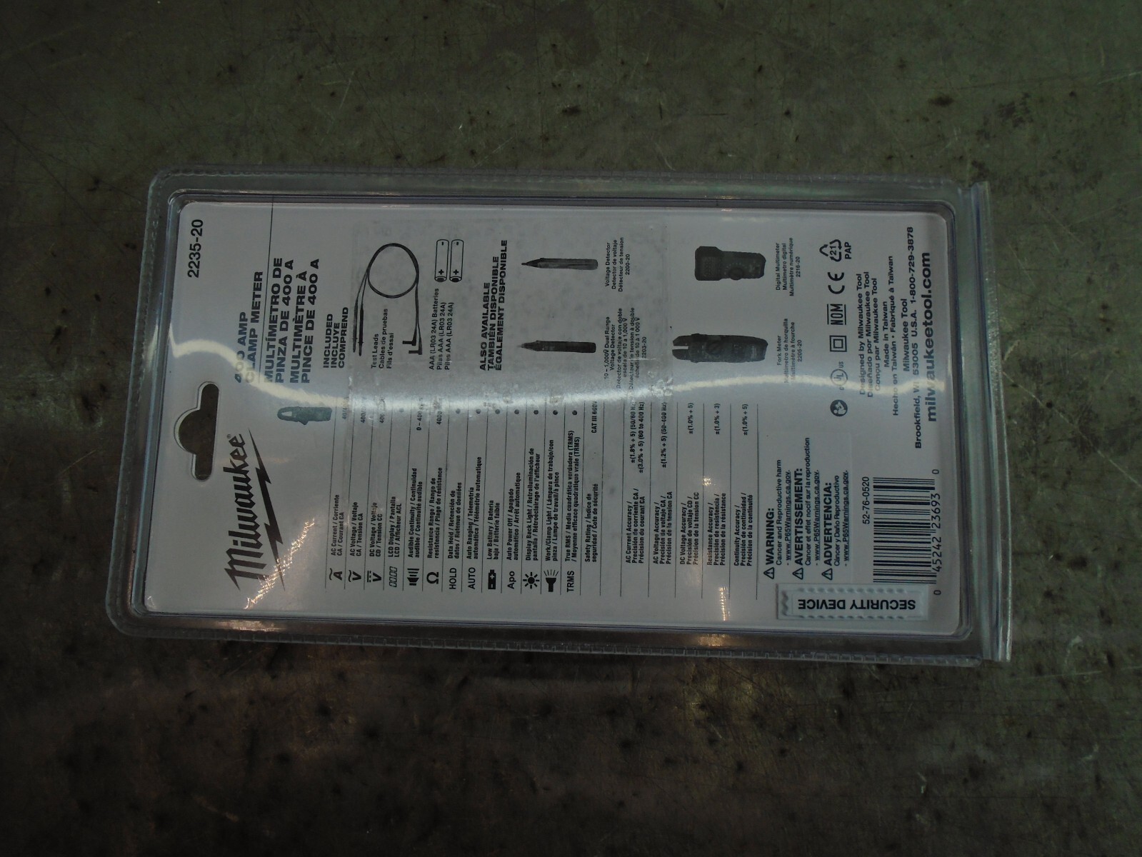New Milwaukee 2235-20 Amp Clamp Meter 223520