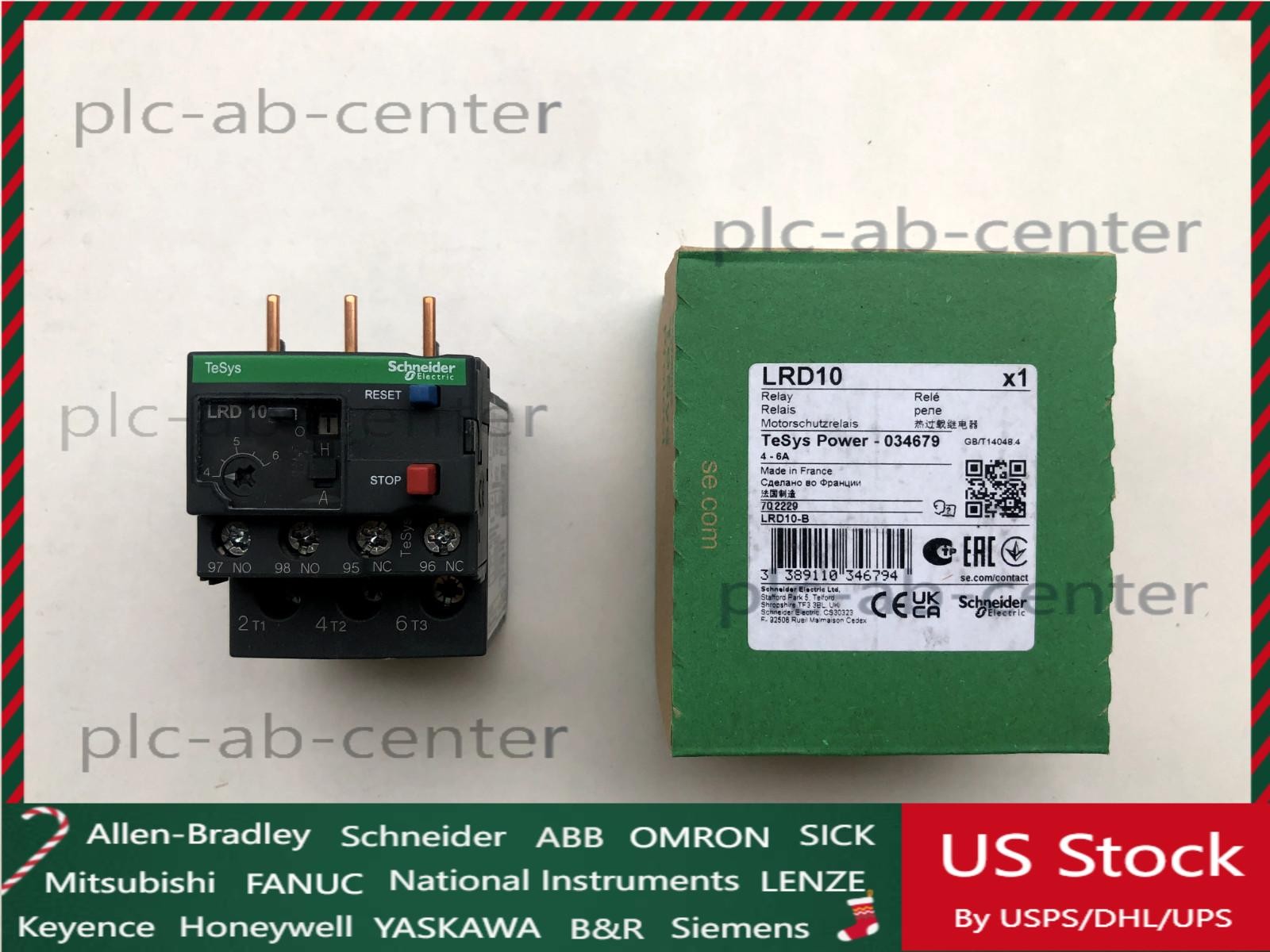 Schneider Electric LRD10 thermal overload relay – 4 to 6 AMPS