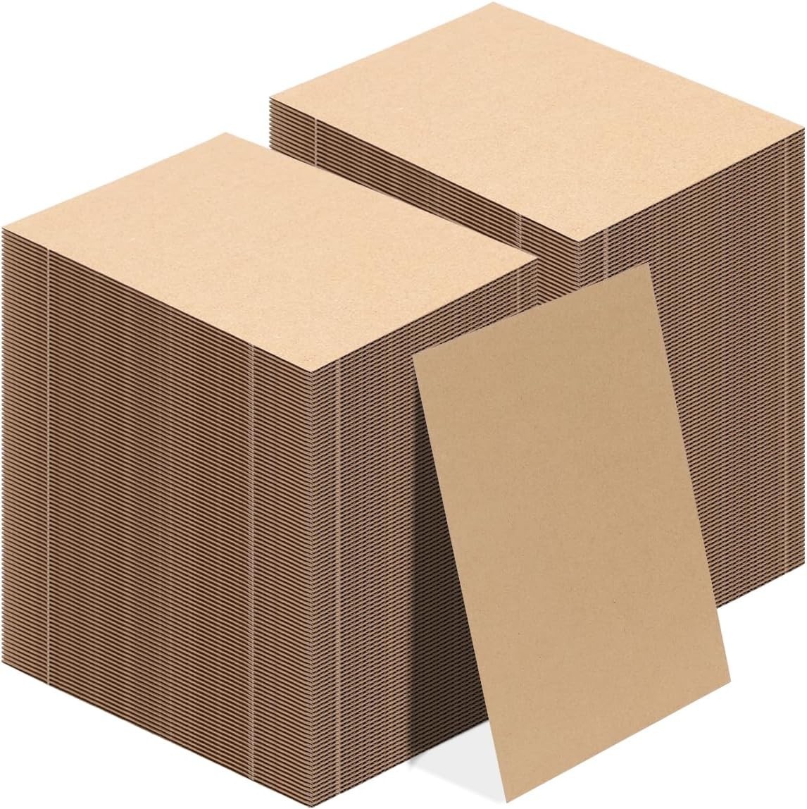 5×7 Corrugated Cardboard Sheets Set of 200, Flat Card Boards Inserts for Craf…