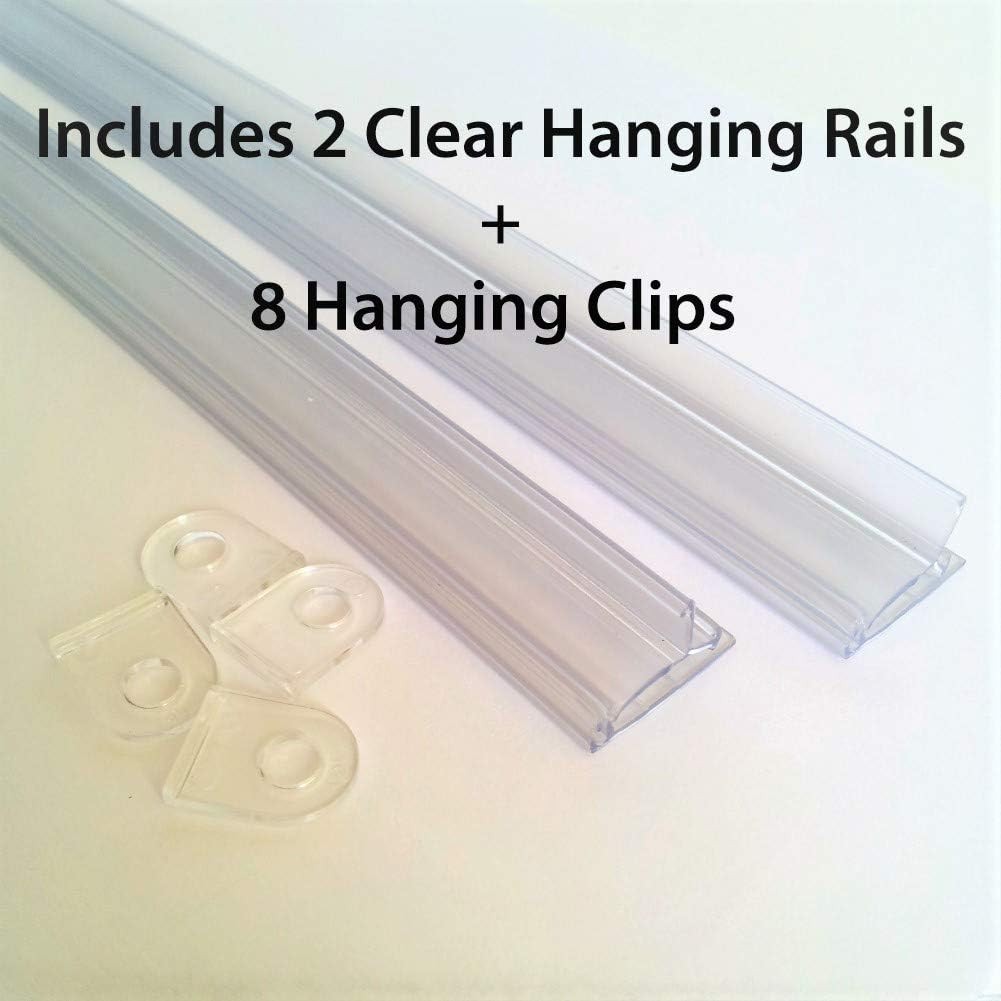 Poster Hanger Frame 48 inch wide 48×36 48×48 48×72 (Clear)