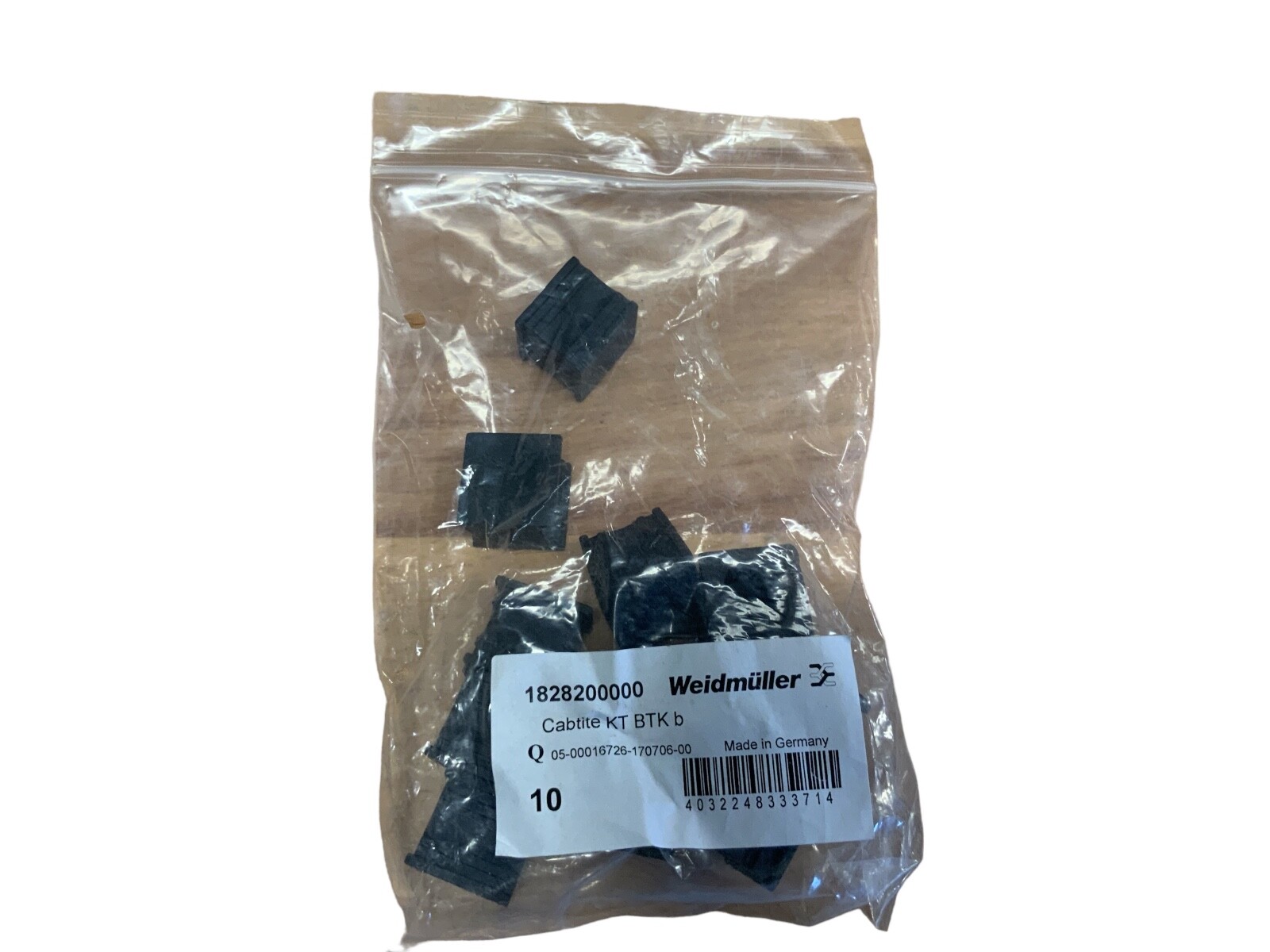 (Bag of 10) Weidmueller Cable Entry Insert 1828200000