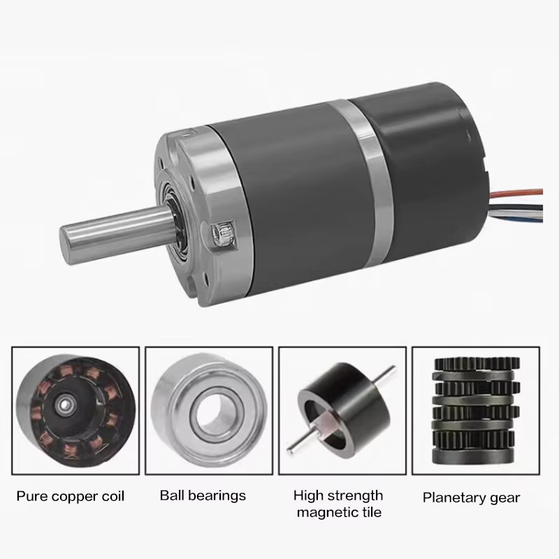 36mm60KG BLDC Planetary Rducer speed regulation Motor forward and reverse 12V24V