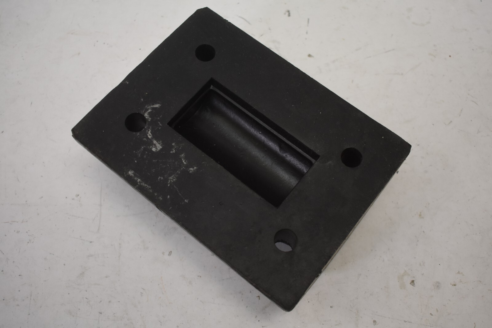 Lot of 2 Rubber Half Oval 4 Hole Dock Bumpers 8″ x 5-1/4″ x 3-5/8″ Replacements