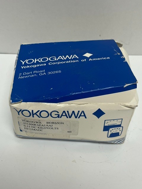 YOKOGAWA Horizon 251400FAFA1AAJ PANEL METER 0-15 DC KILOVOLTS, NOS