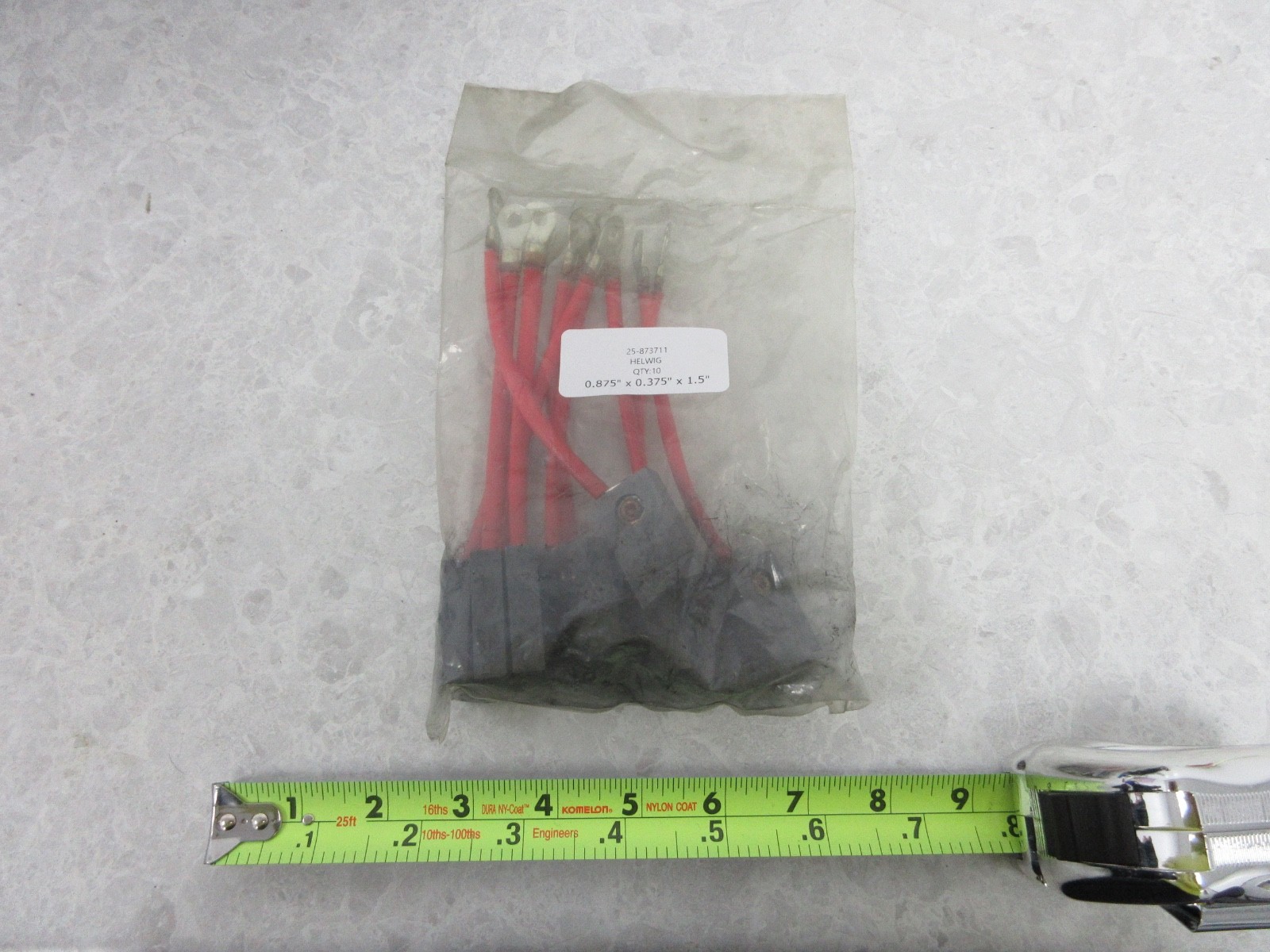 BAG OF 10 HELWIG 0.875″ X 0.375″ X 1.5″ CARBON BRUSHES, IA0153