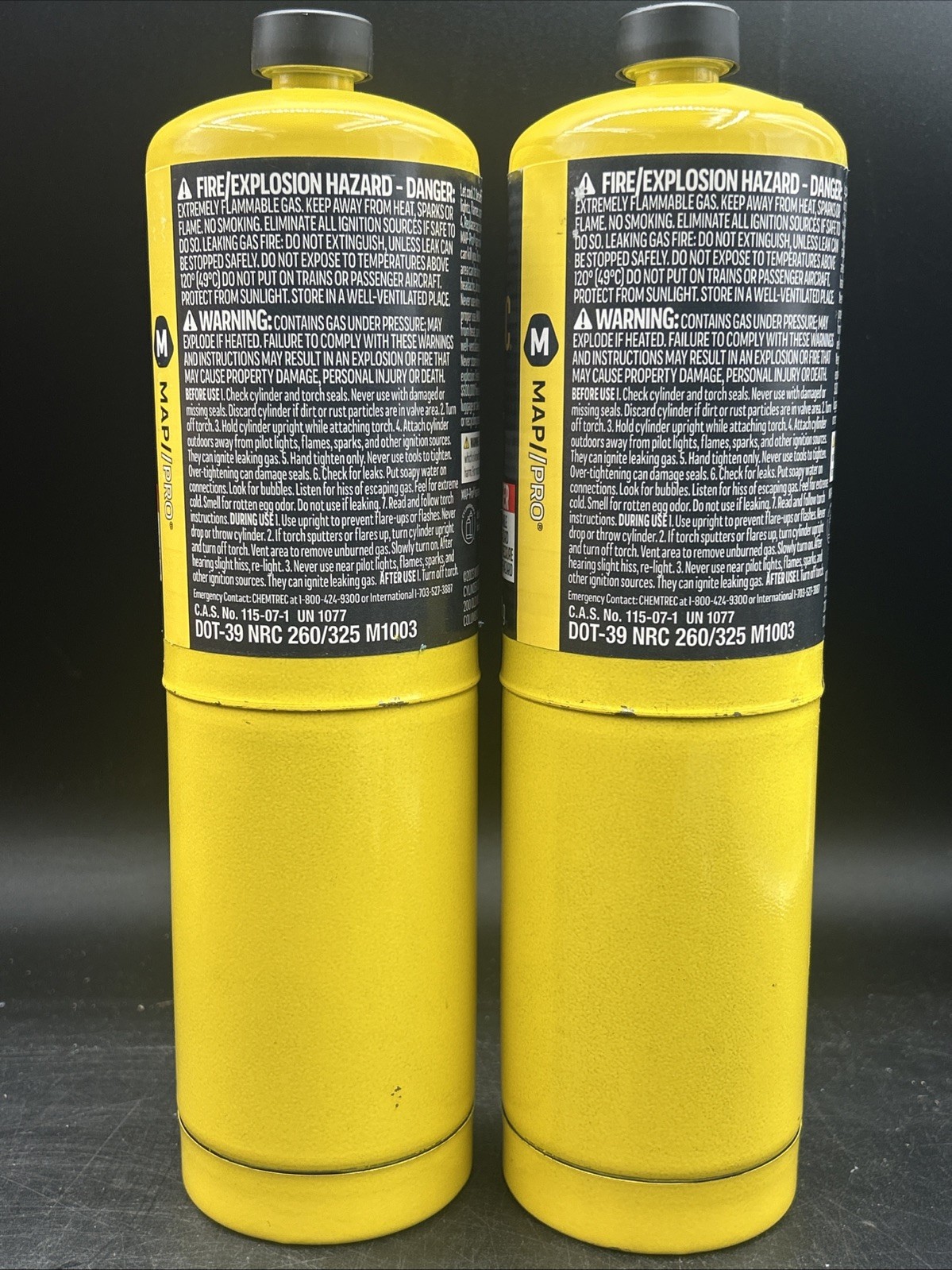 Bernzomatic Pre-Filled MAP-Pro Gas Torch Style Cylinder 14.1 oz /400g – (2pack)