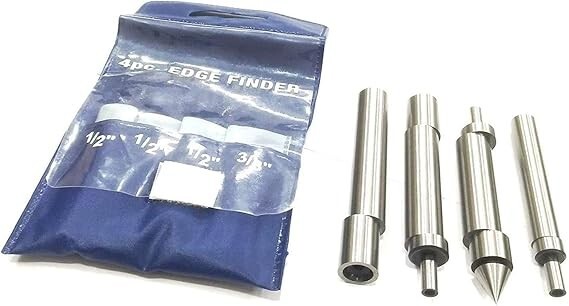Tool Steel Quality 4pcs Edge Finder Set Include EF-130, 132, 133,134-USA FULFILL