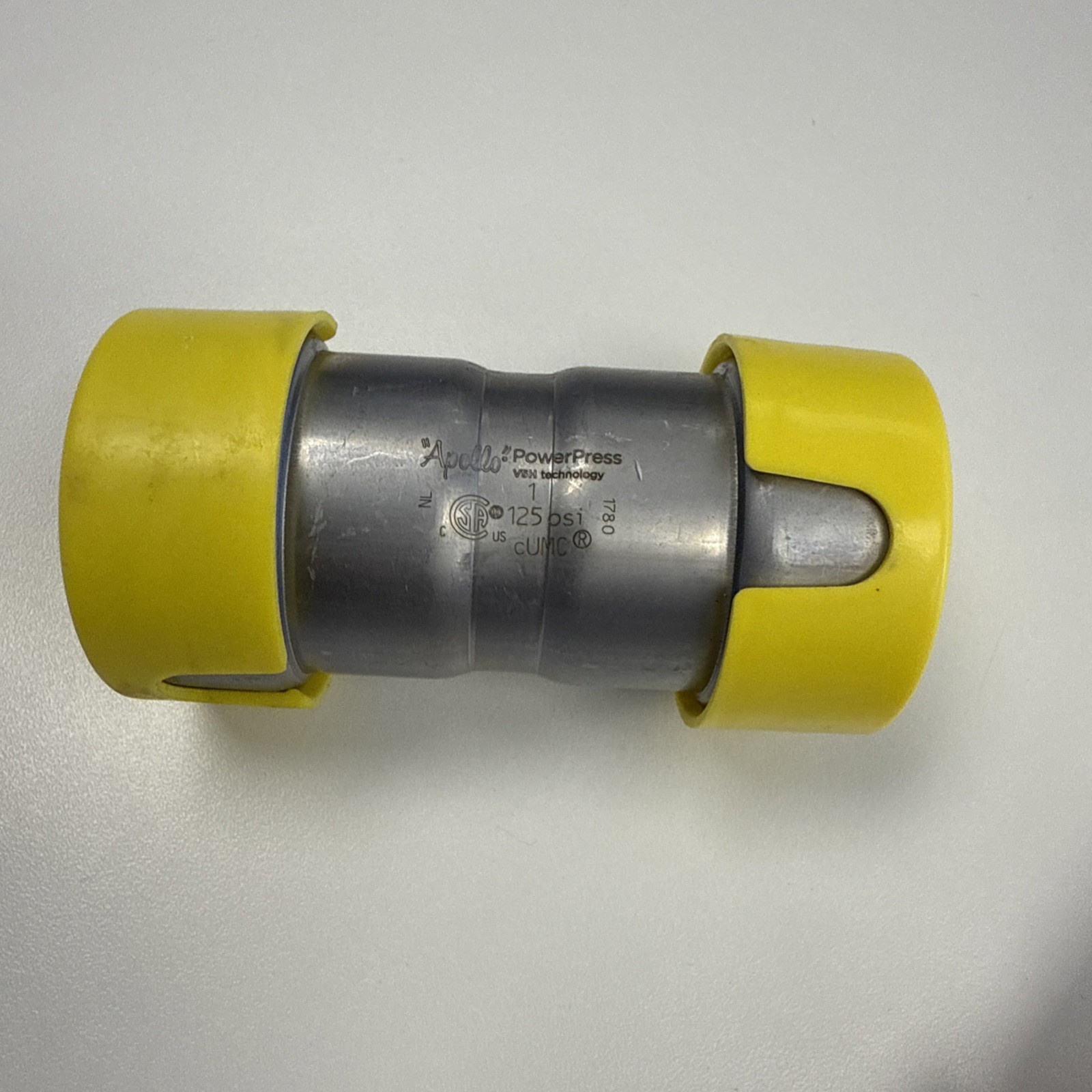 Apollo Powerpress Press Gas Coupling with Stop PWR7481311 – 1 inch – Pack of 8