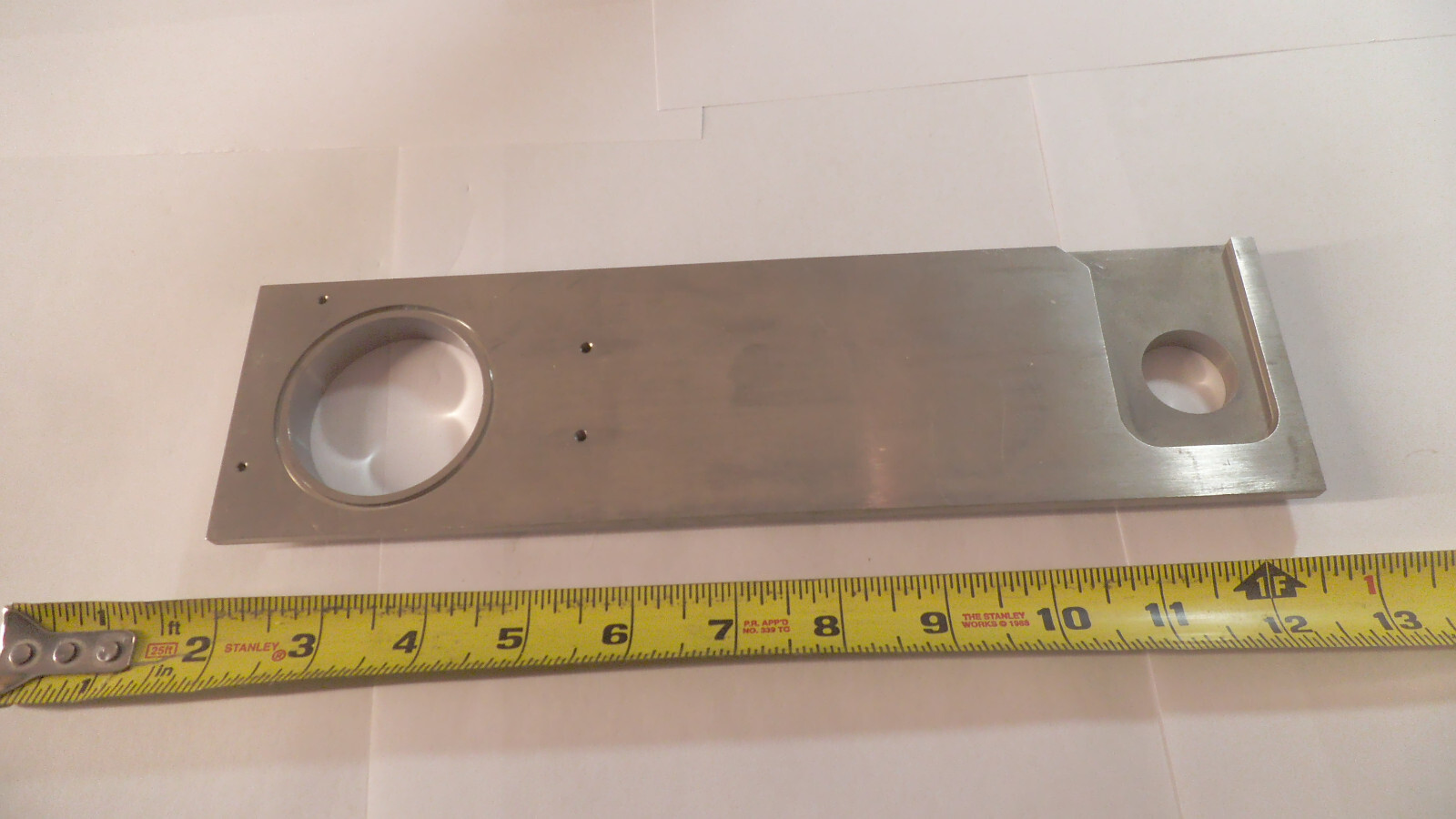 Stainless Steel plate or bracket 10-3/4″ x 2-7/8″ x 1/2″ thick