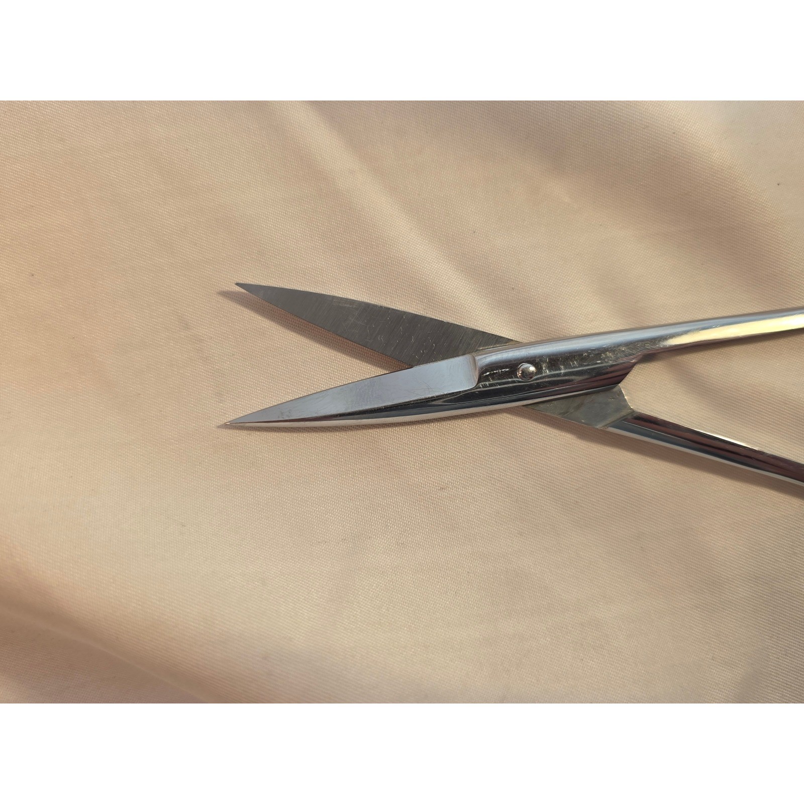 Vintage RAL Stainless Steel Straight Iris Scissors 4.5 Inch Precision Shears
