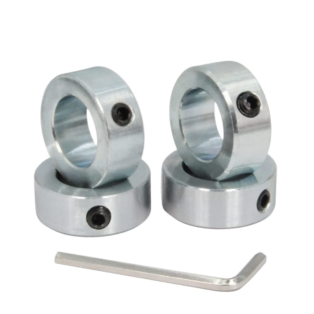4pcs 1″ Bore Shaft Collar Lock Collar Zinc Plated Solid Steel