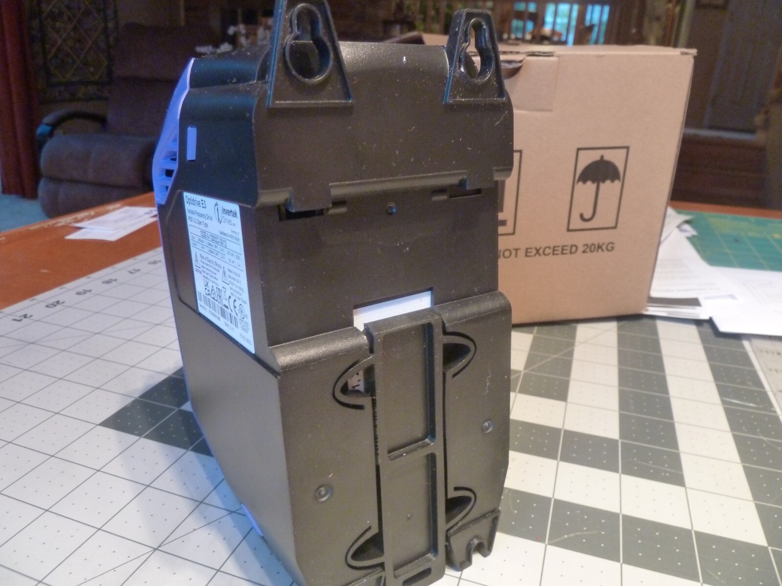 Invertek Optidrive E3 ODE-3-120023-3012 Variable Frequency Drive IP20 / UL Open