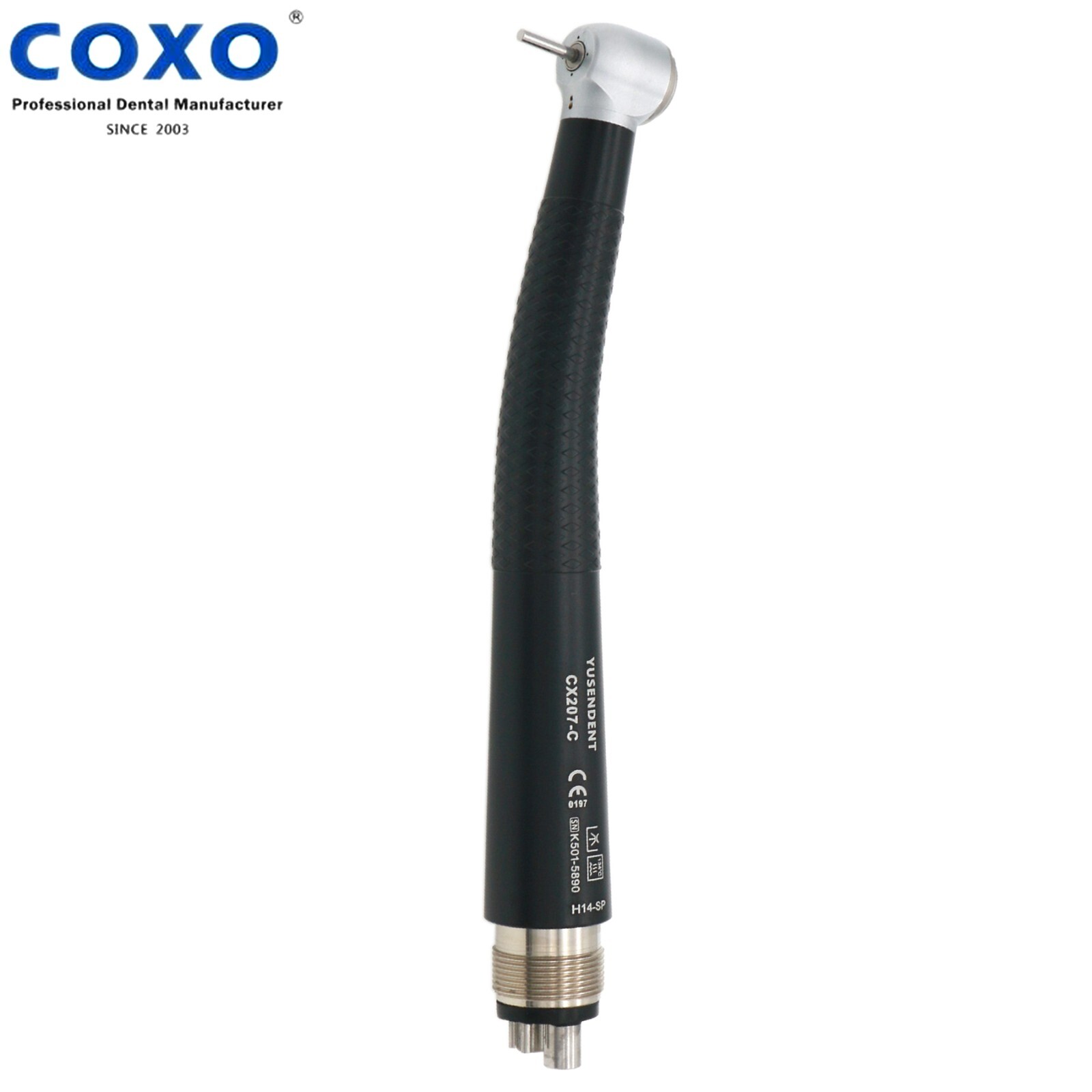 NSK PANA MAX Style COXO 4 Holes Dental Handpiece Push Button High Speed Black