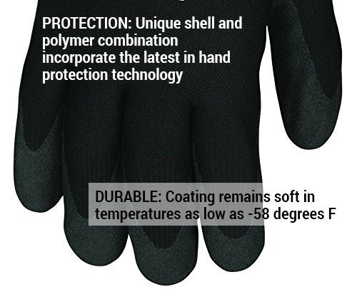 MCR MEMPHIS NINJA ICE INSULATED COLD WINTER WEATHER SAFETY WORK GLOVES 1/PAIR
