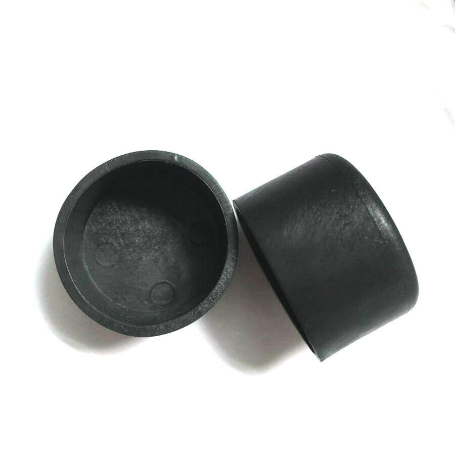 Rubber Chair Leg Caps for 10-45mm Pipes, Black – Non-Slip & Protection