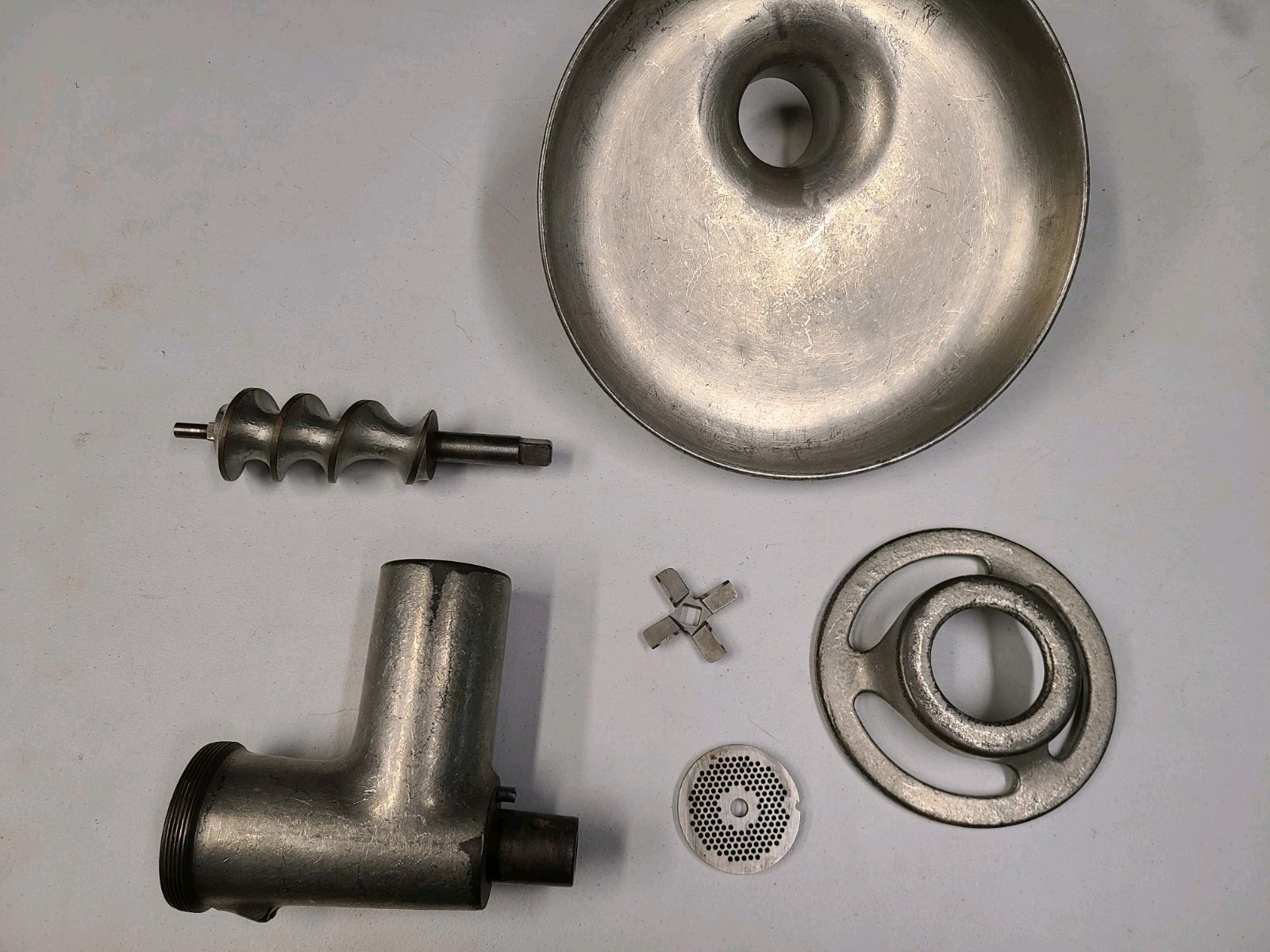 HOBART Meat Grinder Attachment And Tray See Details And Pictures