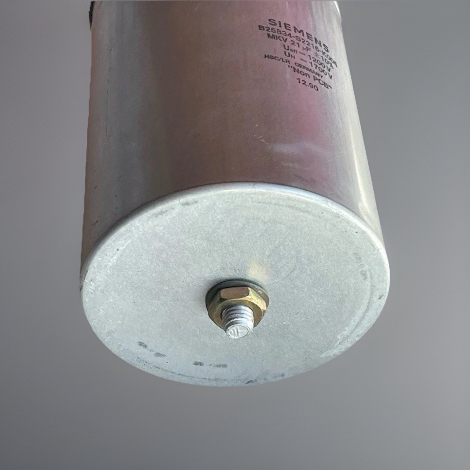 Siemens B25834 MKV 21uF 1700V High Voltage Power Capacitor HV Industrial uF
