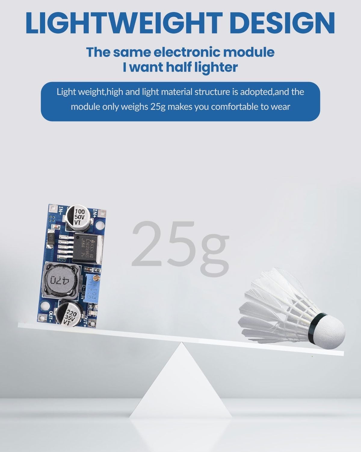 5-Pack Adjustable DC-DC Buck Converters 3-40V to 1.5-35V