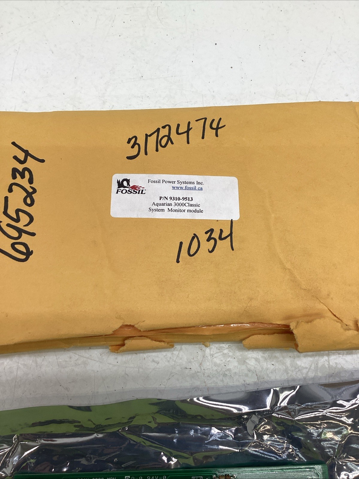 Fossil Power System Aquarian 3000 Classic System Monitor Module 9310-9513 NEW
