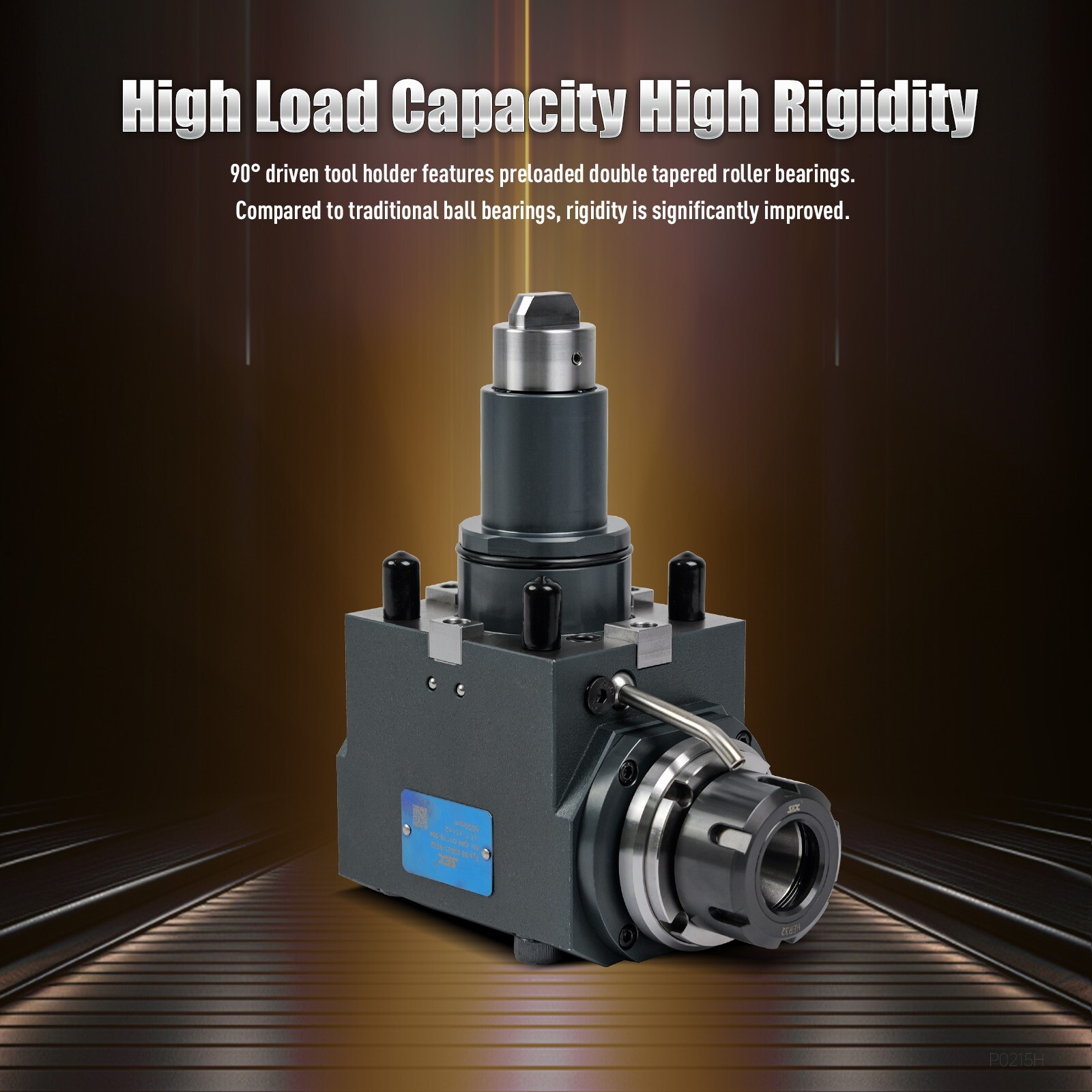 BMT65 90° Radial Driven Turning Holder CNC Power Lathe Too for Turn-Mill Machine