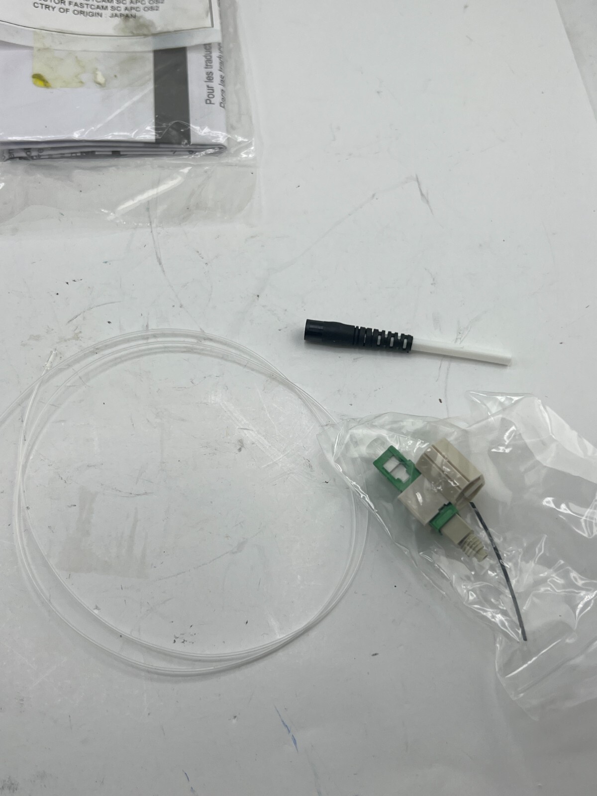 QTY 3 Leviton Genuine OEM 49991-ASC FastCAM Pre-Polished Fiber Optic Connector