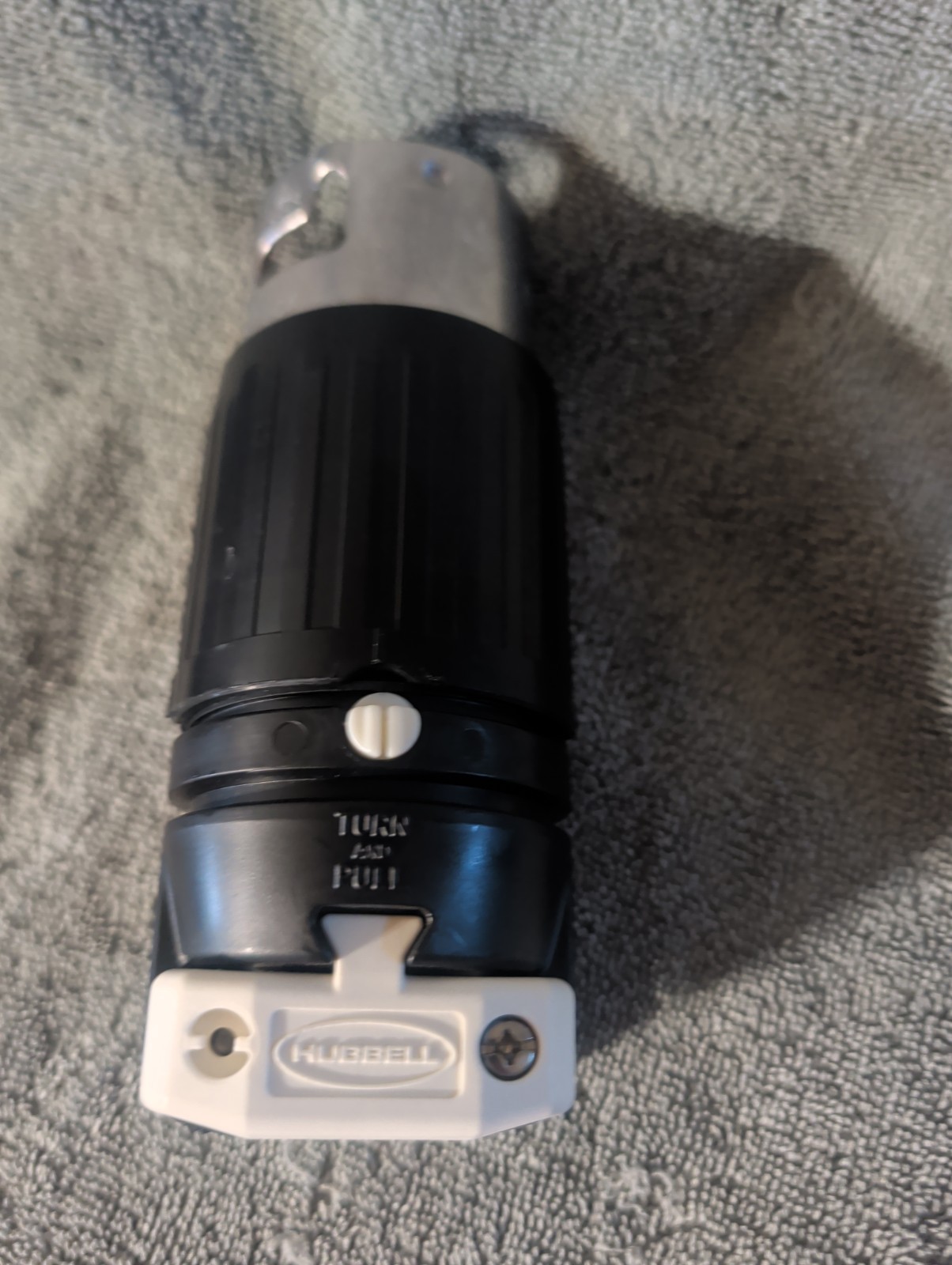 Hubbell CS8165C Twist Lock Male Plug 50A 480V 3P4W Industrial (No Box)