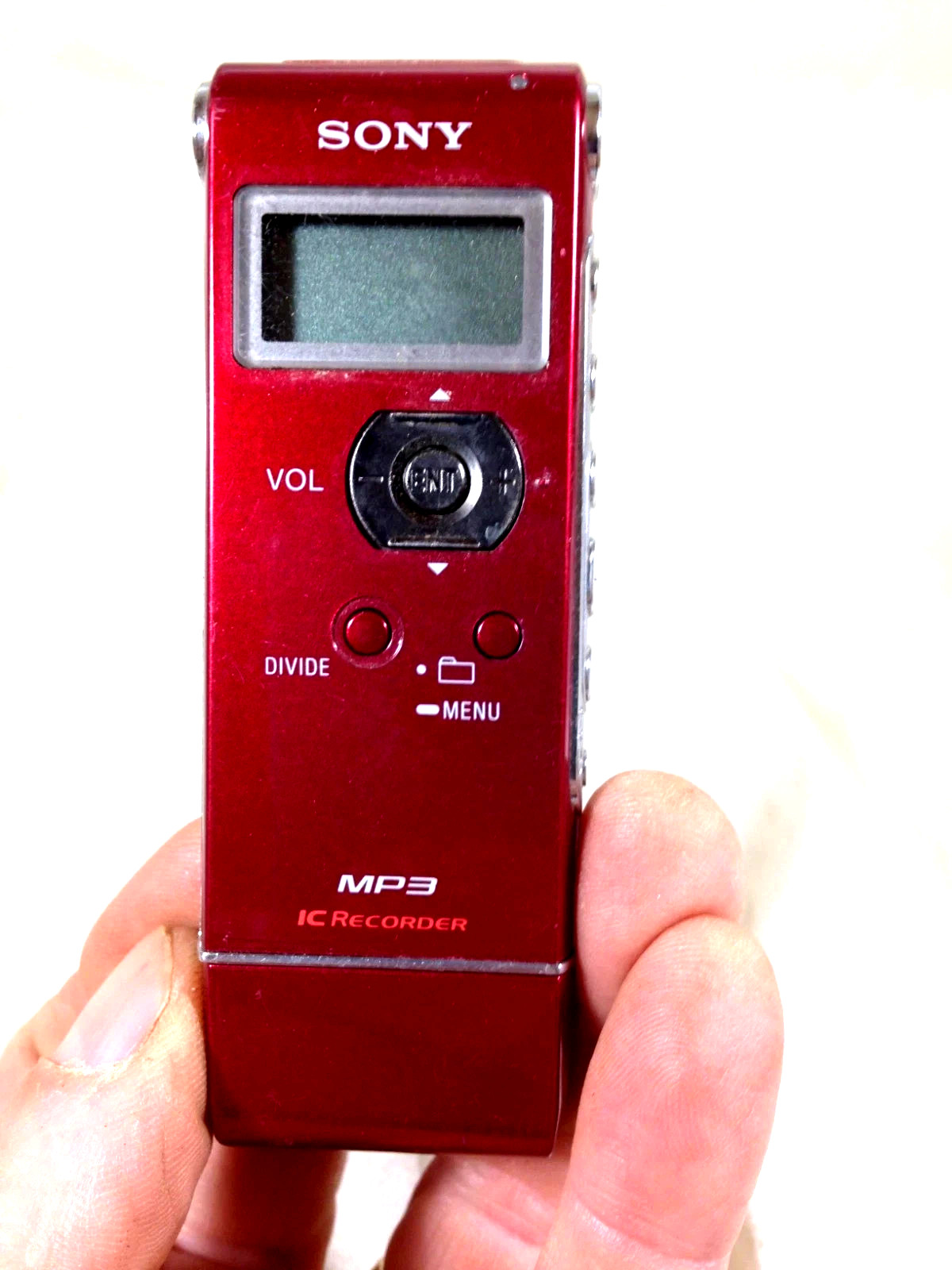 Sony ICD-UX71 MP3 Voice Recorder Red