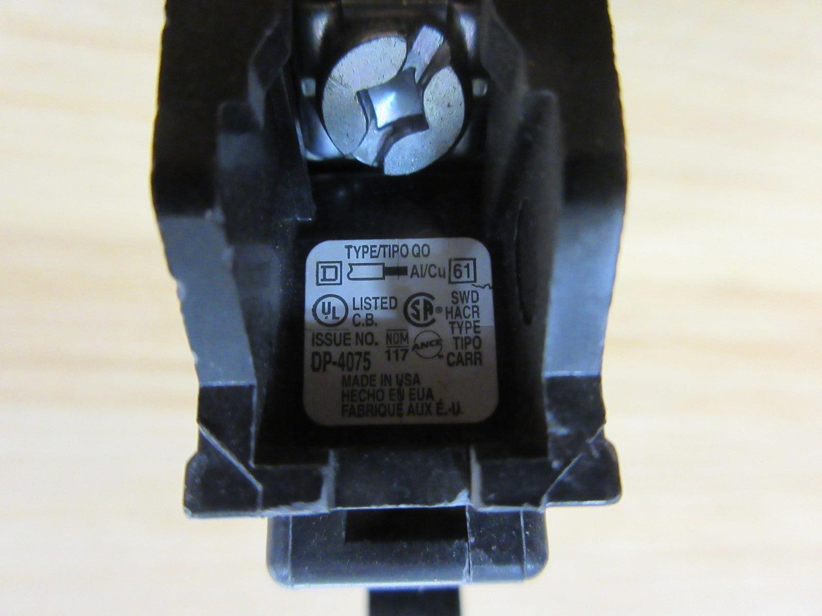 Square D QO-115 15A Circuit Breaker QO115 (Pack of 3)
