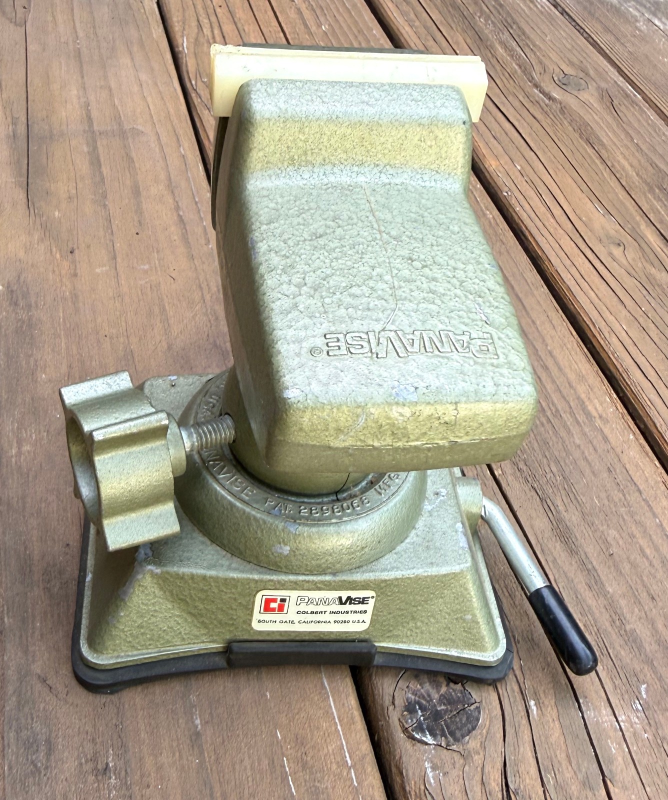 Vintage PanaVise 301 Vise w 381 Vacuum Base 315 Circuit Board USA Multi Angle