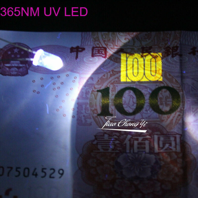 5mm light-emitting diode Round Ultra Violet LED UV Light 365nm 380nm 395nm lamp
