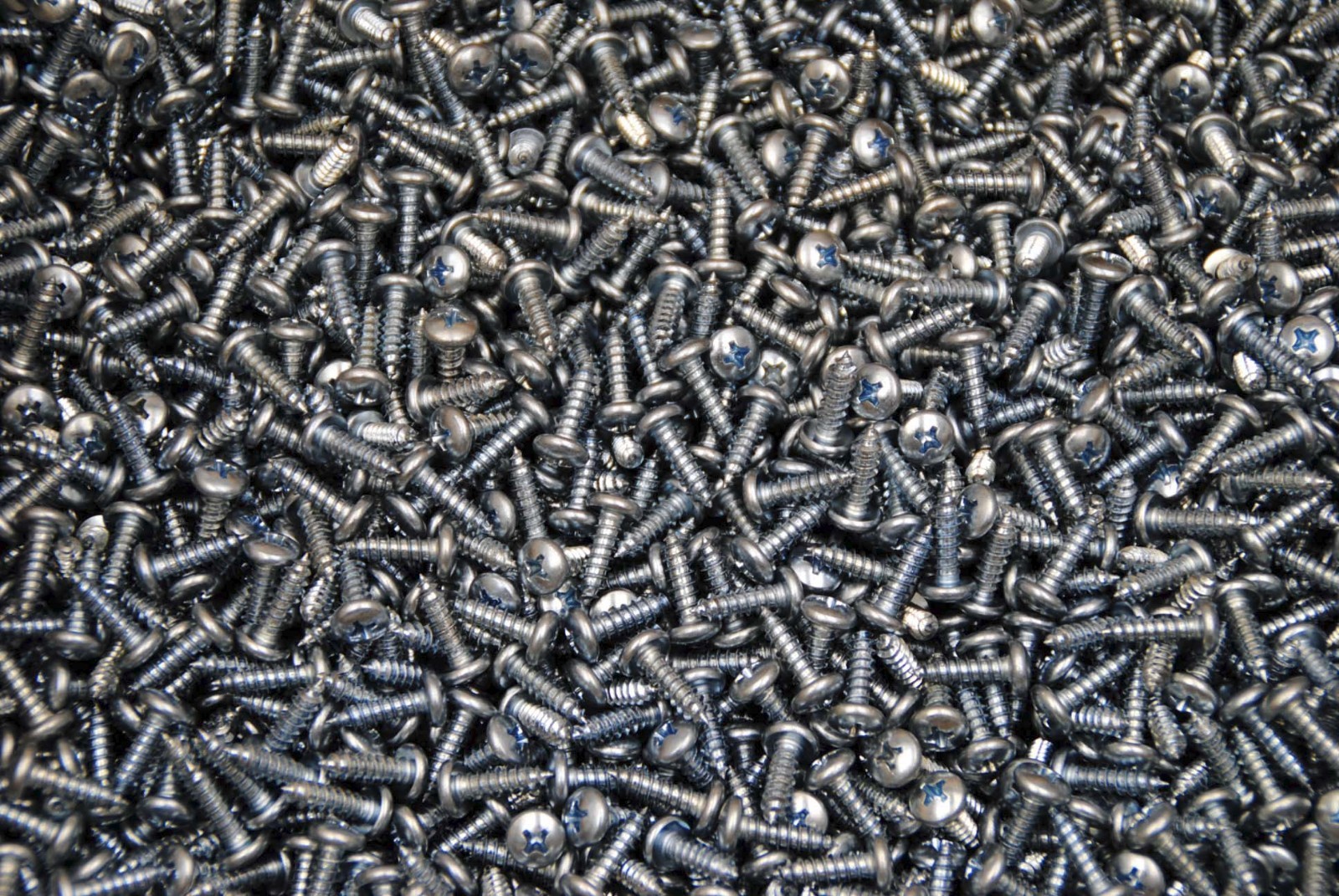 (1200) Phillips Pan Head 10 x 5/8 Type AB Zinc Plated Sheet Metal Screw #10 SMS