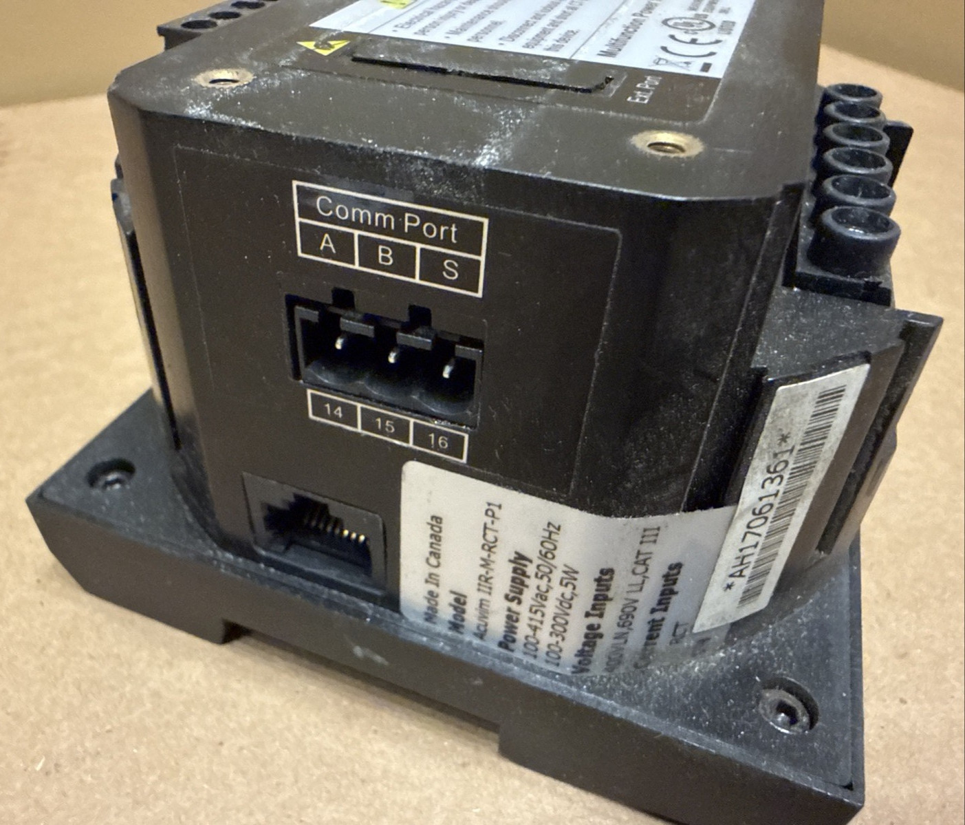 Accuenergy Acuvim IIR-M-RCT-P1 Power Energy Meter Same As Pictures