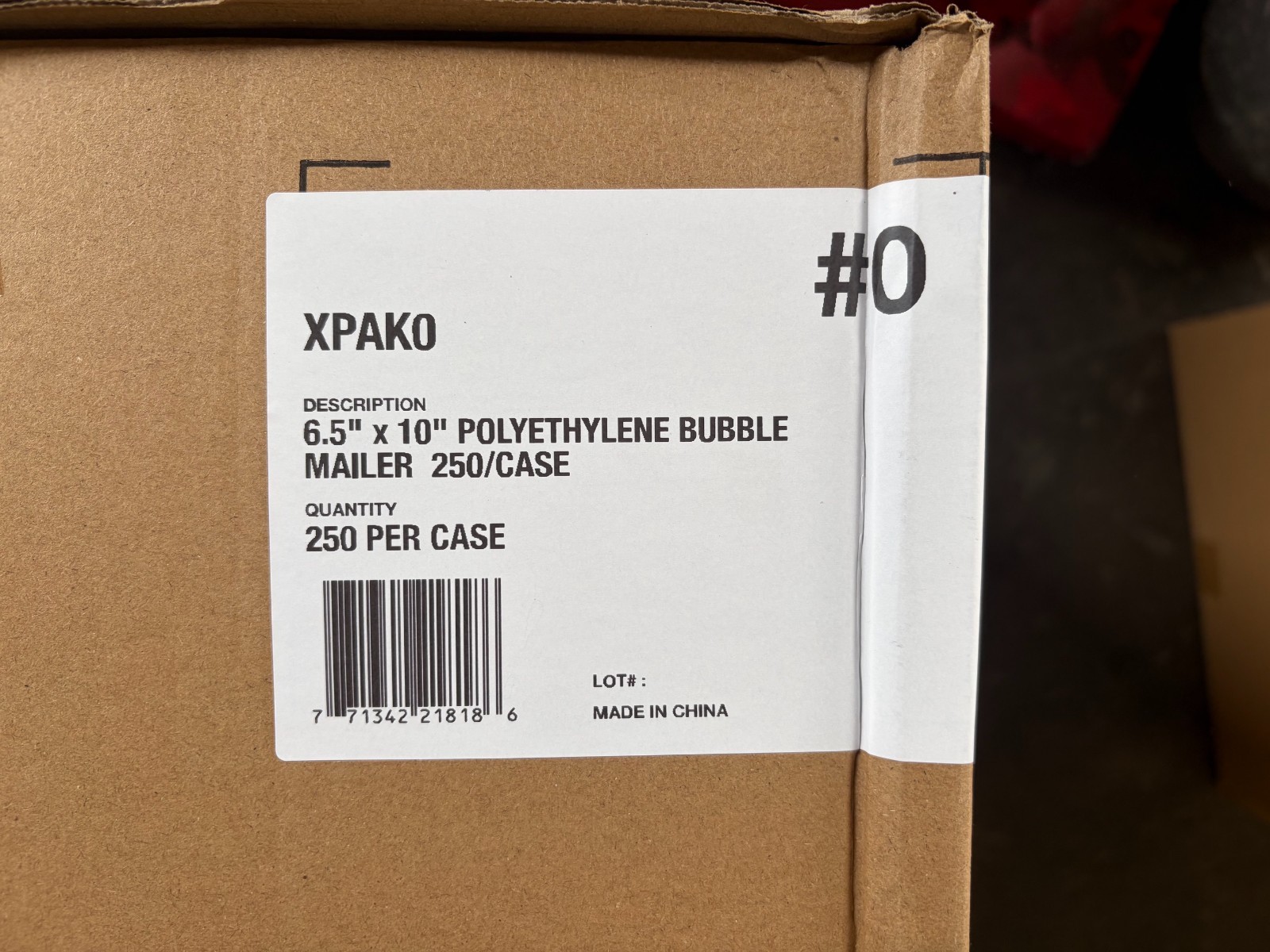 250 Poly Bubble Mailers #0 6.5×10 Self Seal White Padded Shipping Envelopes Bulk