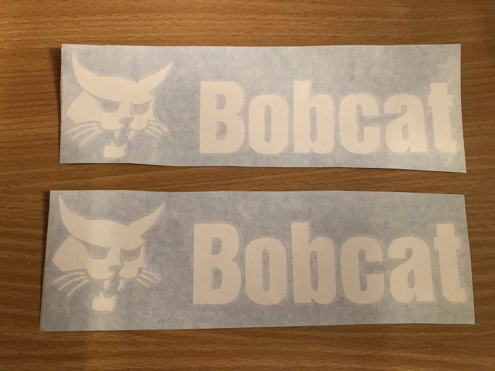 Bobcat Skid Steer 9” Decal Sticker Vinyl (set Of 2) – White