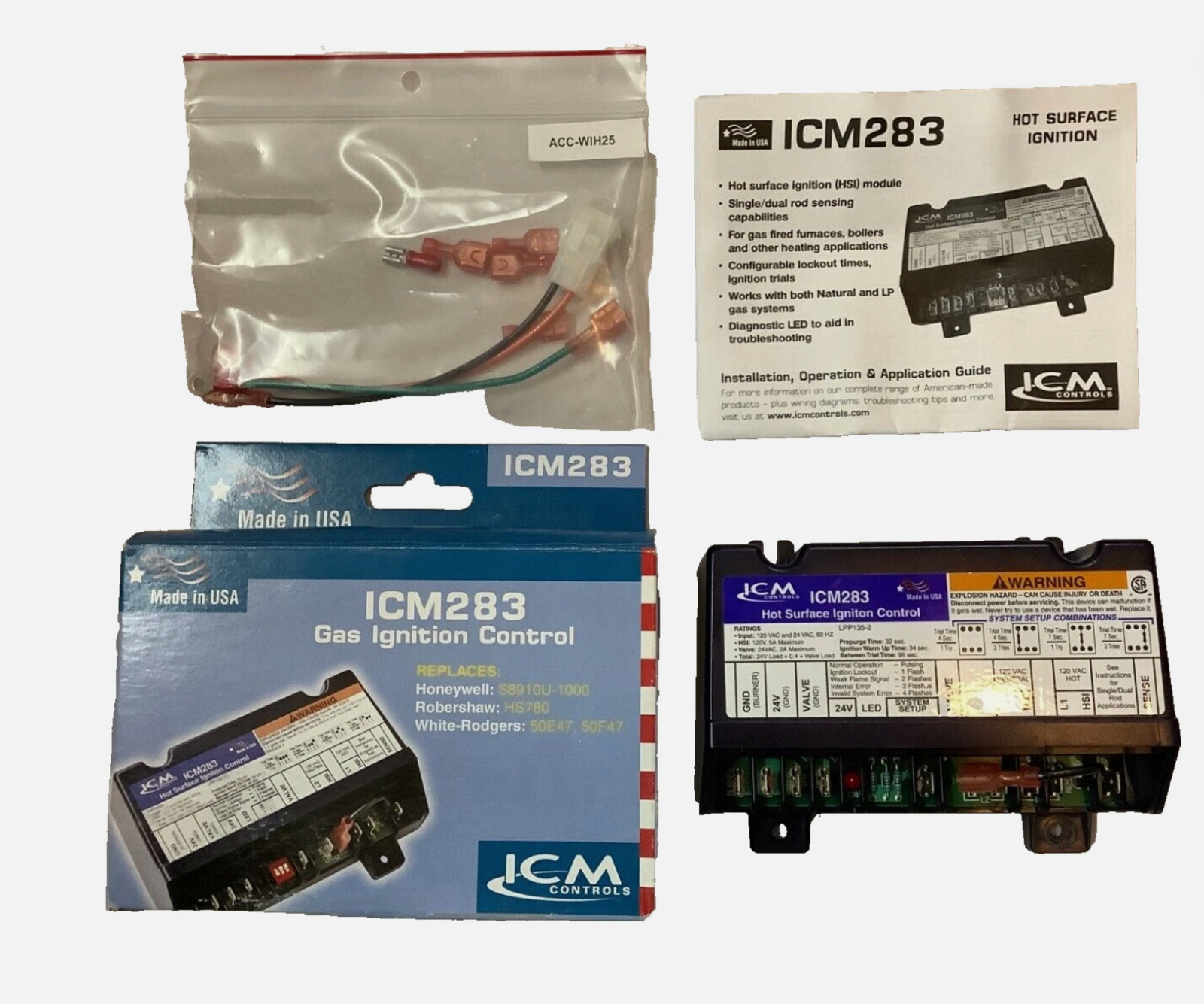 NEW – ICM283 / S8910U / HS780 / 50E47 / 50F47 / S8910U 1000 Furnace Board
