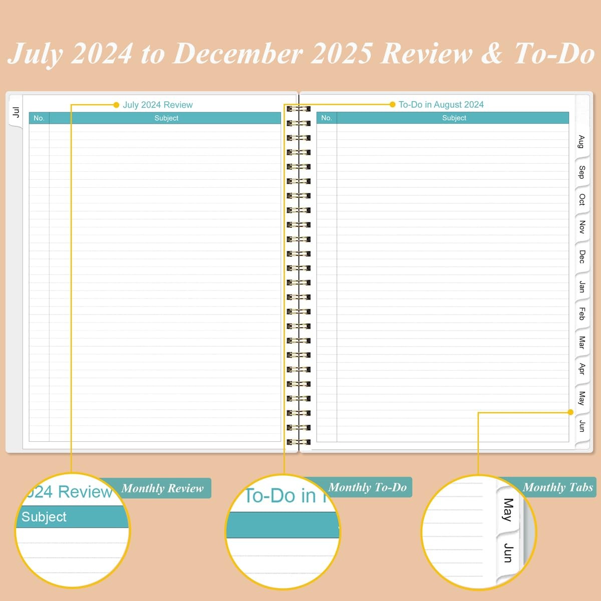2025-2026 Monthly Planner – 18 Monthly Calendar, October 2025 – December 2026…