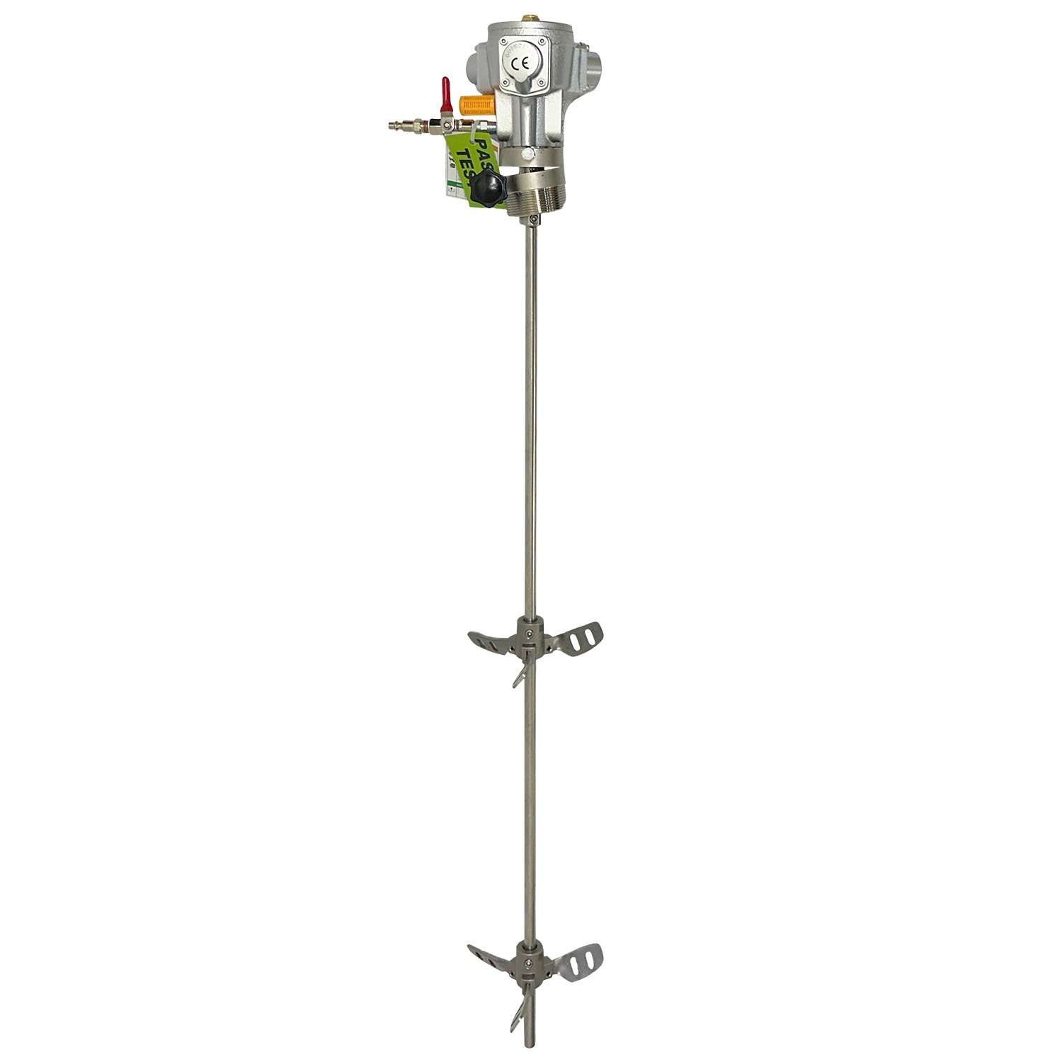 COSMOSTAR 55 Gallon Pneumatic Agitator 1/8HP Bung Mount Tank Barrel Drum Mixer